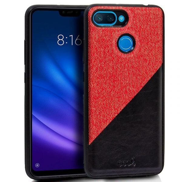 carcasa xiaomi mi 8 lite bicolor rojo