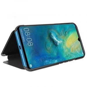 funda flip cover huawei mate 20 x clear view negro 1