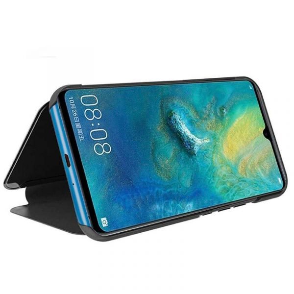 funda flip cover huawei mate 20 x clear view negro 1