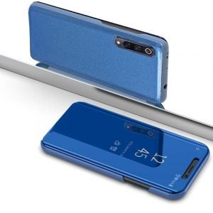 funda flip cover xiaomi mi 9 clear view azul3