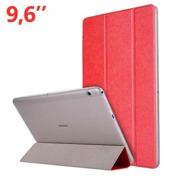 funda huawei mediapad t3 polipiel liso rojo 96 pulg1