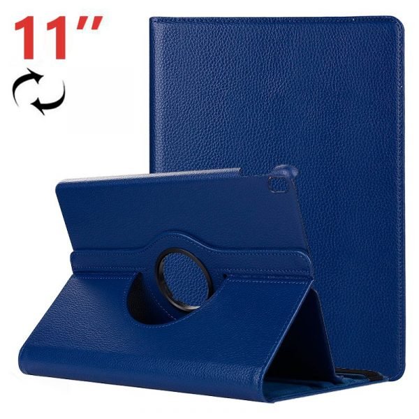 funda ipad pro 11 pulg giratoria polipiel azul 2