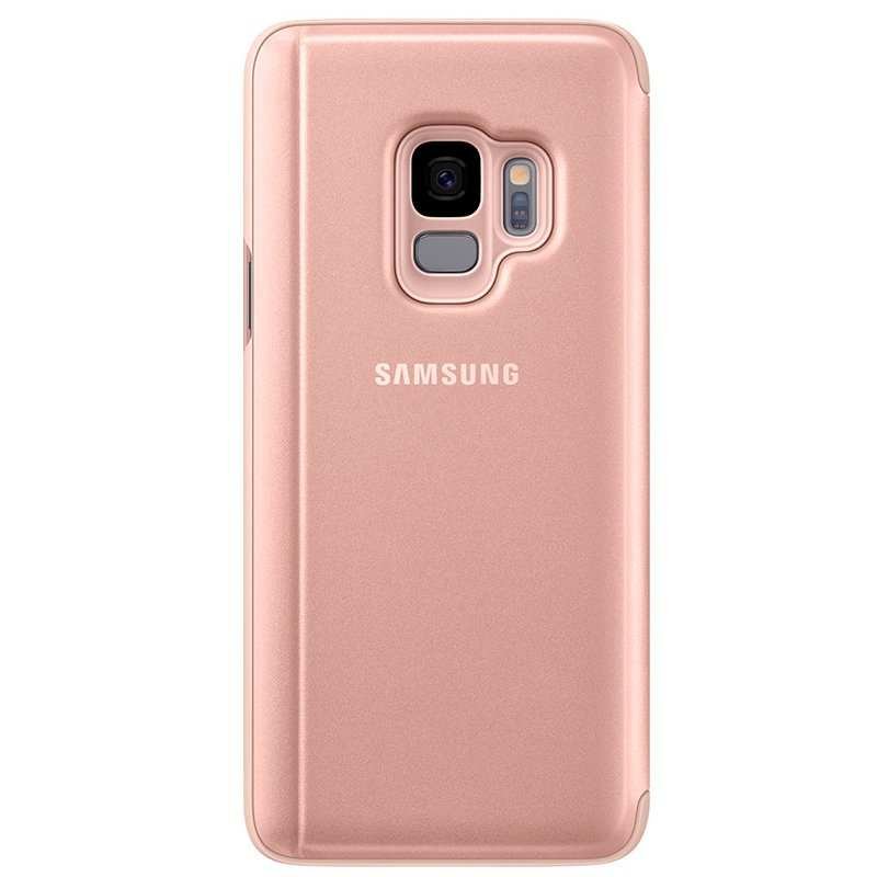 mi Sui antiguo Funda Original Samsung G960 Galaxy S9 Clear View Salmón (Con Blister) | Top  Accesorios