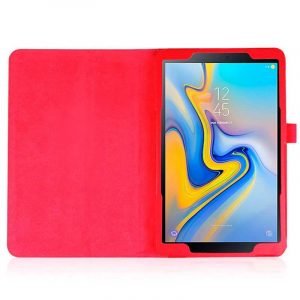 funda samsung galaxy tab a 2018 t590 t595 polipiel liso rojo 105 pulg 1