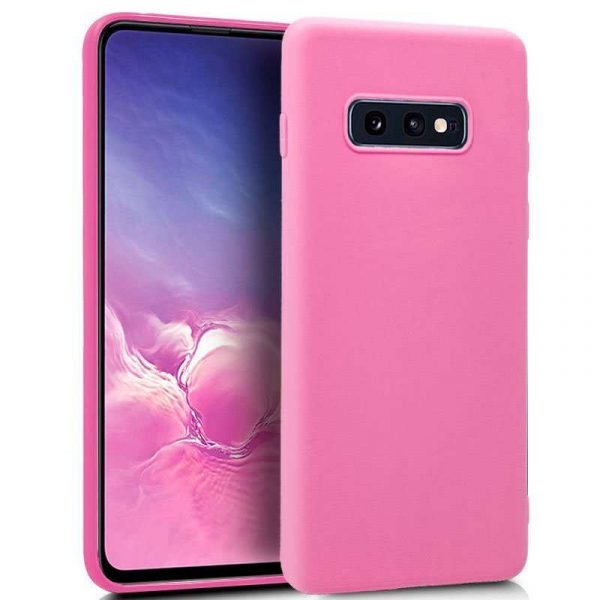 funda silicona samsung g970 galaxy s10e rosa 1