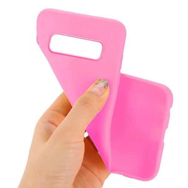 funda silicona samsung g973 galaxy s10 rosa 1