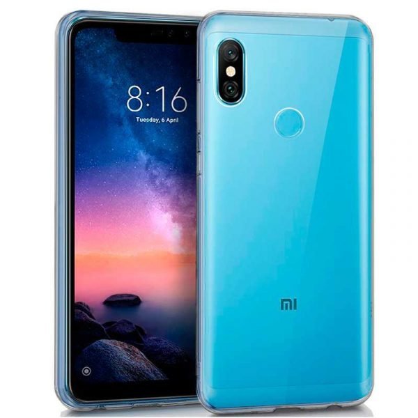 funda silicona xiaomi redmi note 6 pro transparente