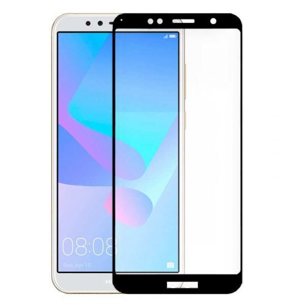 protector pantalla cristal templado huawei y6 2018 honor 7a 3d negro