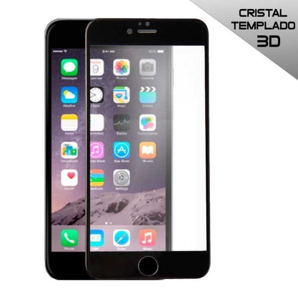 protector pantalla cristal templado iphone 6 6s full 3d negro