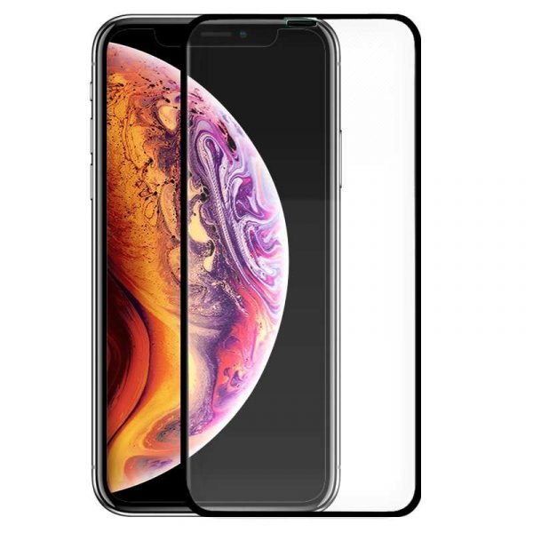 protector pantalla cristal templado iphone xs max full 3d negro