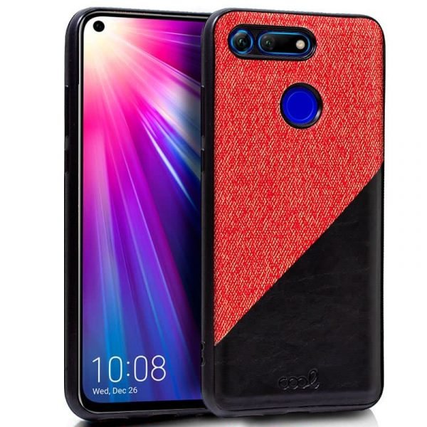 carcasa huawei honor view 20 bicolor rojo