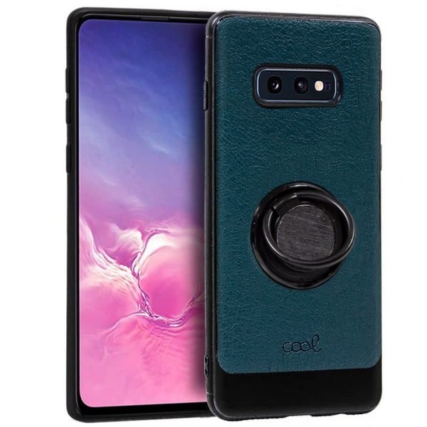 carcasa samsung g970 galaxy s10e leather piel verde