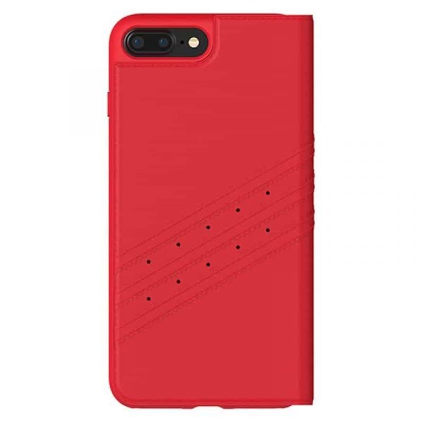 funda flip cover iphone 6 plus 6s plus licencia adidas rojo4