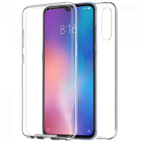 funda silicona 3d xiaomi mi 9 transparente frontal trasera