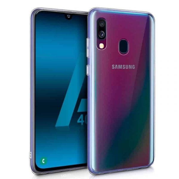 funda silicona samsung a405 galaxy a40 transparente