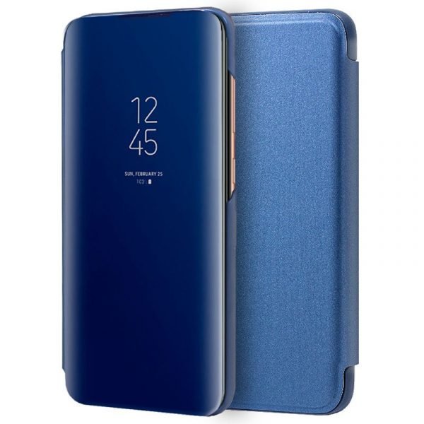 funda flip cover samsung a705 galaxy a70 clear view azul