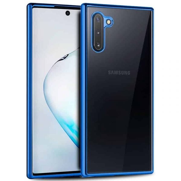 carcasa samsung galaxy note 10 borde metalizado azul1