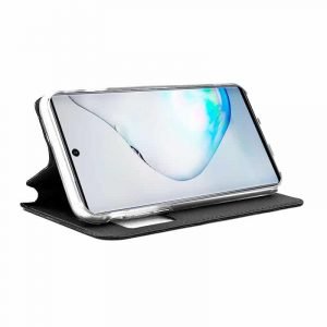 funda con tapa samsung galaxy note 10 plus liso negro2