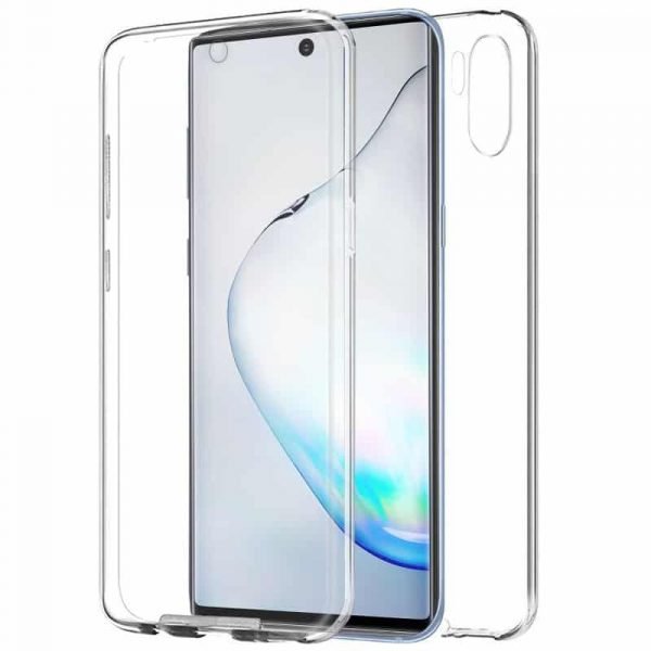 funda silicona 3d samsung galaxy note 10 plus transparente frontal trasera1