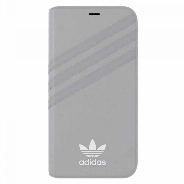 funda flip cover iphone x iphone xs licencia adidas gris3