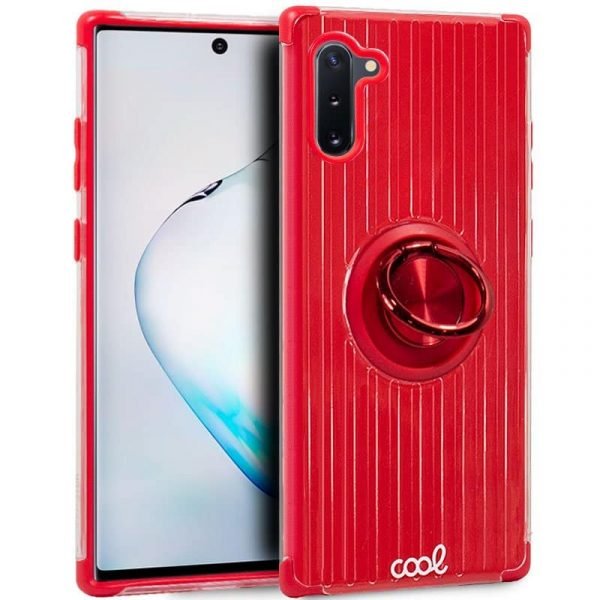 carcasa samsung galaxy note 10 hard anilla rojo1