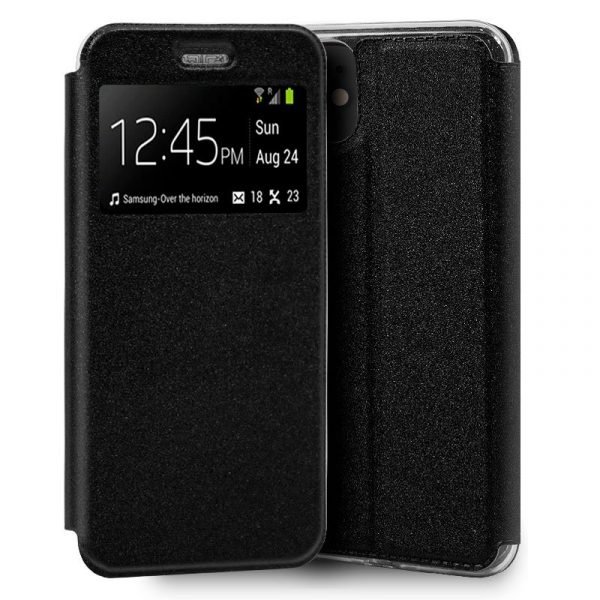 funda flip cover iphone 11 liso negro1