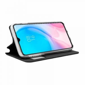 funda flip cover xiaomi mi 9 lite liso negro2