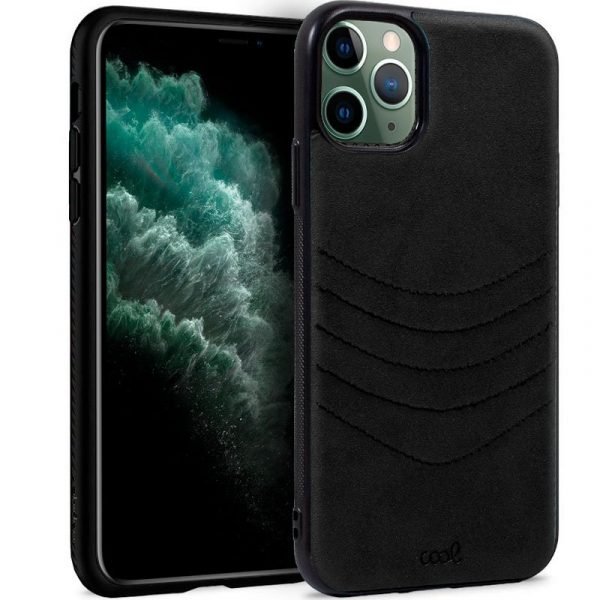 carcasa iphone 11 pro max leather bordado negro1