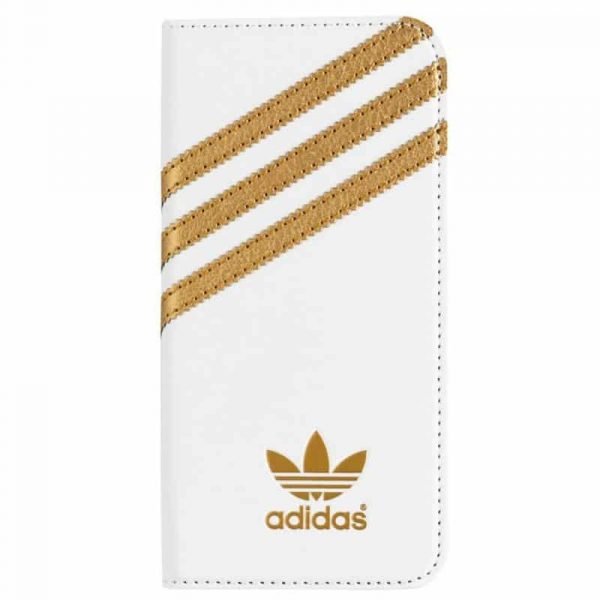 funda flip cover iphone 6 6s licencia adidas blanco3