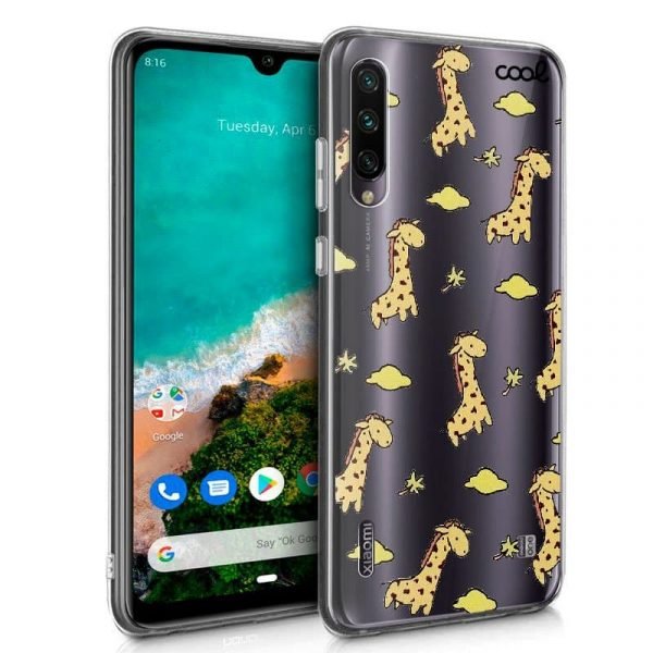 carcasa xiaomi mi a3 clear jirafa1