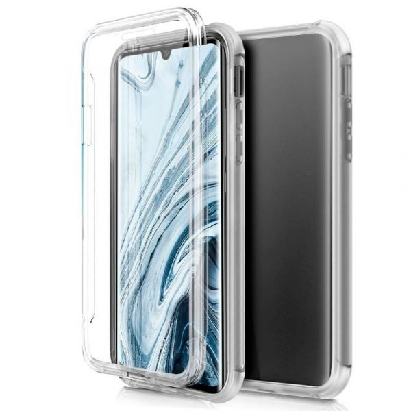 funda silicona 3d xiaomi mi note 10 transparente frontal trasera1