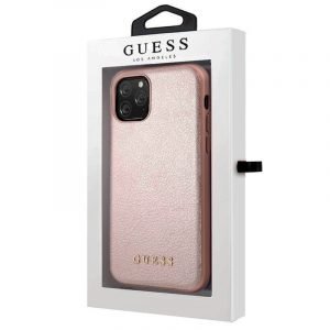 carcasa iphone 11 pro licencia guess rosa2