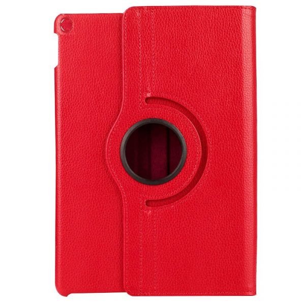 funda ipad 2019 102 pulg giratoria polipiel rojo4