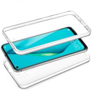 funda silicona 3d huawei p40 lite transparente frontal trasera 2