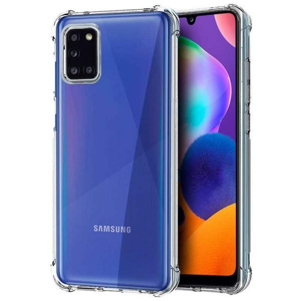 carcasa samsung galaxy a31 antishock transparente 1