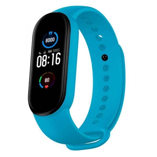 correa xiaomi mi band 5 liso celeste 1