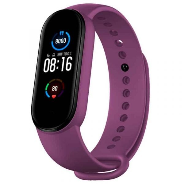 correa xiaomi mi band 5 liso lila 1