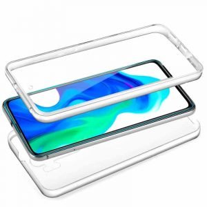 funda silicona 3d xiaomi pocophone f2 pro transparente frontal trasera 2