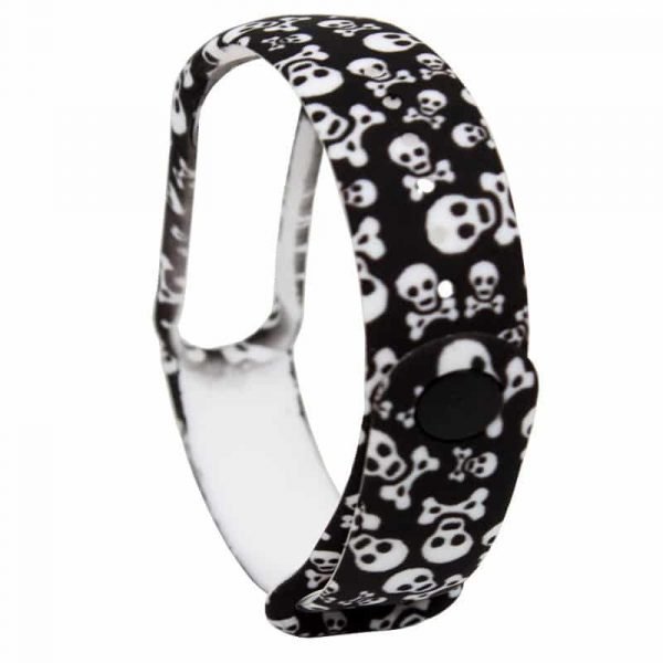 correa xiaomi mi band 5 estampado calaveras 3