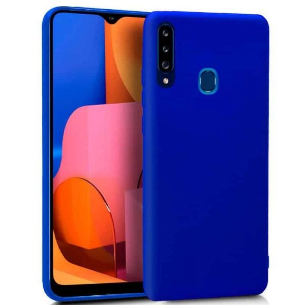 funda silicona samsung galaxy a20s azul 1