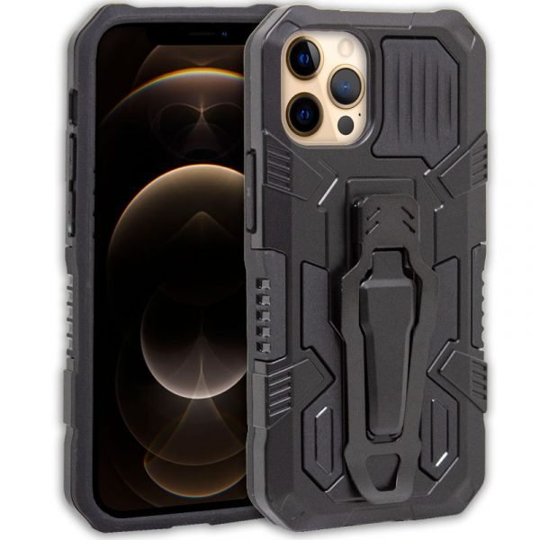 carcasa iphone 12 pro max hard clip negro 1