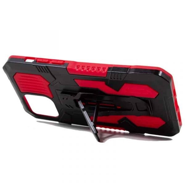 carcasa iphone 12 pro max hard clip rojo 3