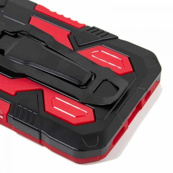 carcasa iphone 12 pro max hard clip rojo 4