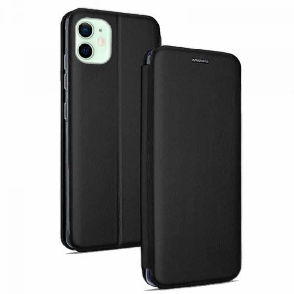 funda flip cover iphone 12 12 pro elegance negro 1