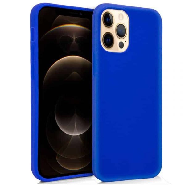 funda silicona iphone 12 pro max azul 1