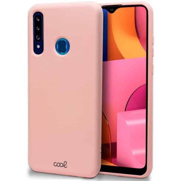 carcasa samsung galaxy a20s cover rosa 1