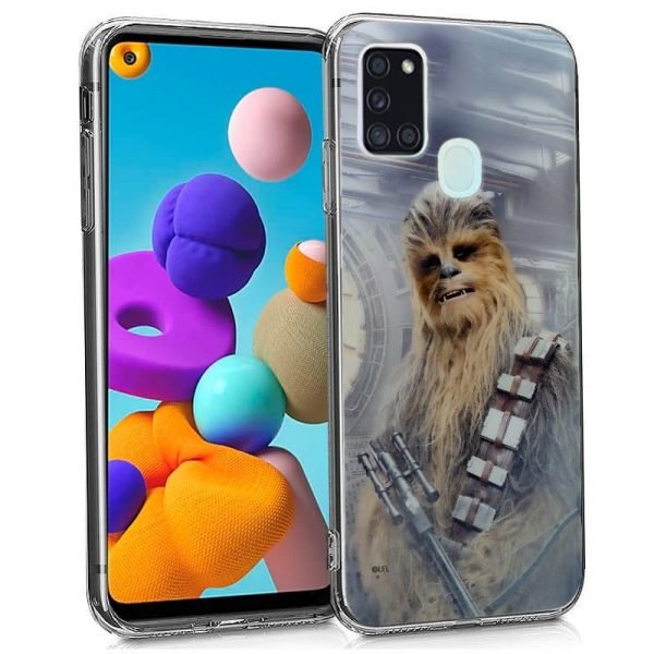 carcasa samsung galaxy a21s licencia star wars chewbacca 1