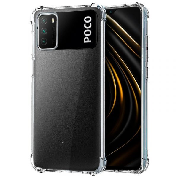 carcasa xiaomi pocophone m3 redmi 9t antishock transparente 1