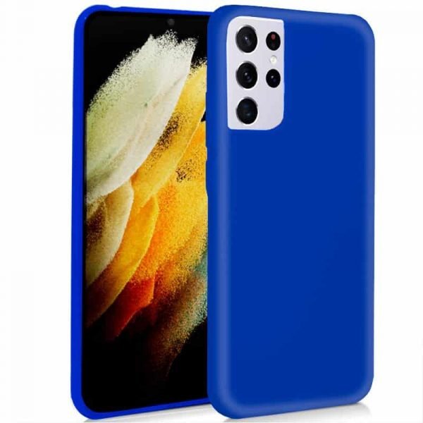 funda cool silicona para samsung galaxy s21 ultra azul 1