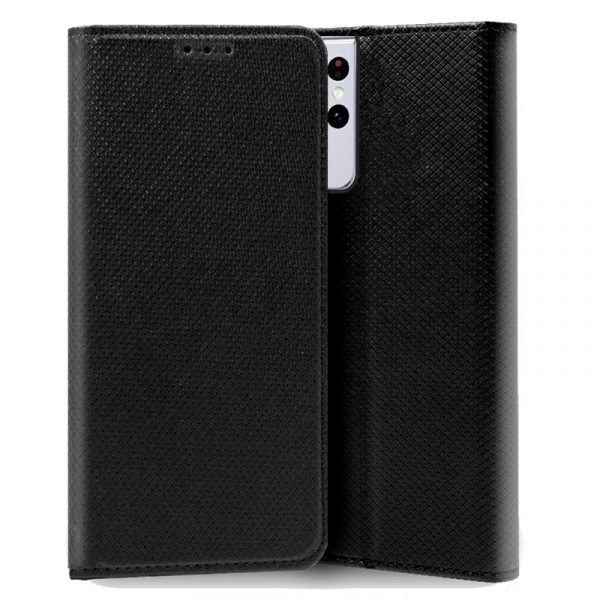 funda flip cover para samsung galaxy s21 ultra liso negro 1